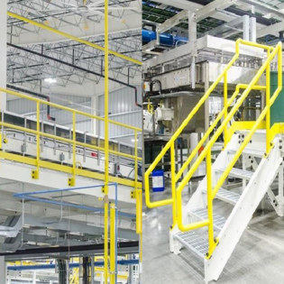 Overhead walk way