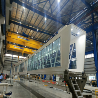 Overhrad-conveyor-platform