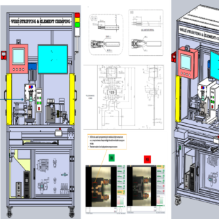 Wire Stripping Element Crimping Machine